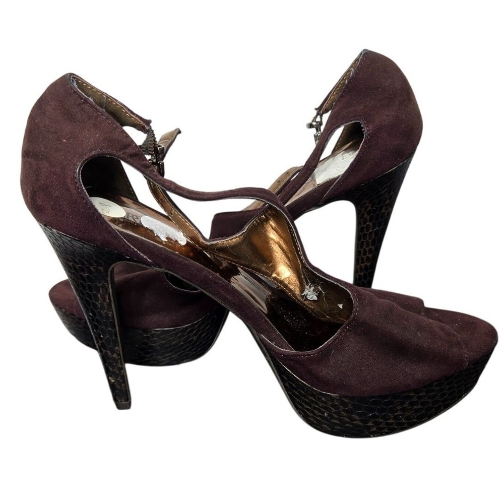 Carlos Platform High Heel Shoesβ 8 Date Formal Stiletto Neutral Y2K Glam Vamp